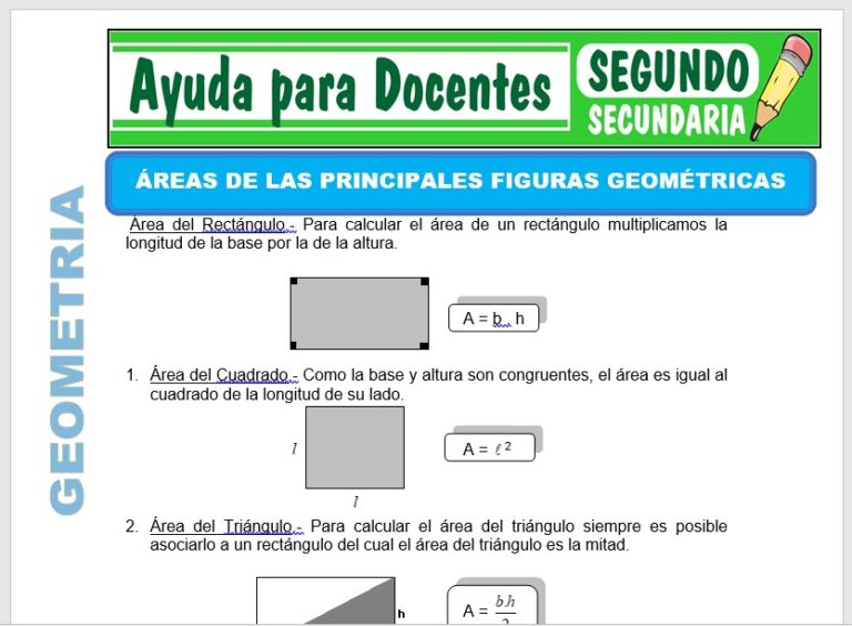 Geometría para Segundo de Secundaria – Ayuda para Docentes