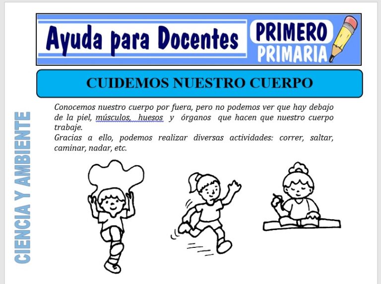 El Cuidado De Mi Cuerpo Primaria