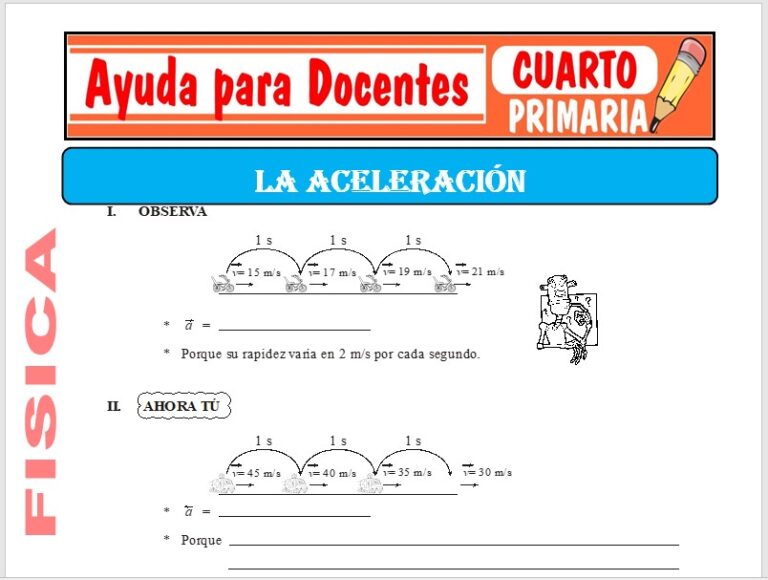 Física para Cuarto de Primaria – Ayuda para Docentes