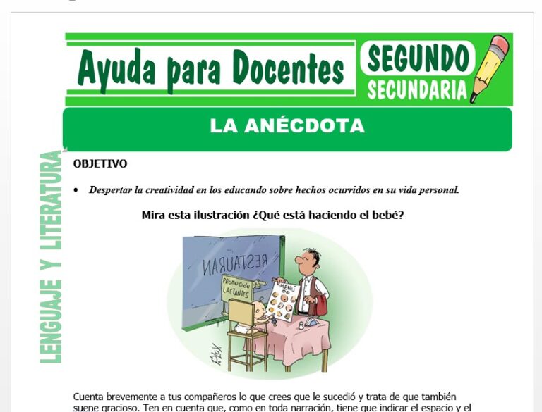 Lenguaje y Literatura para Segundo de Secundaria – Ayuda para Docentes