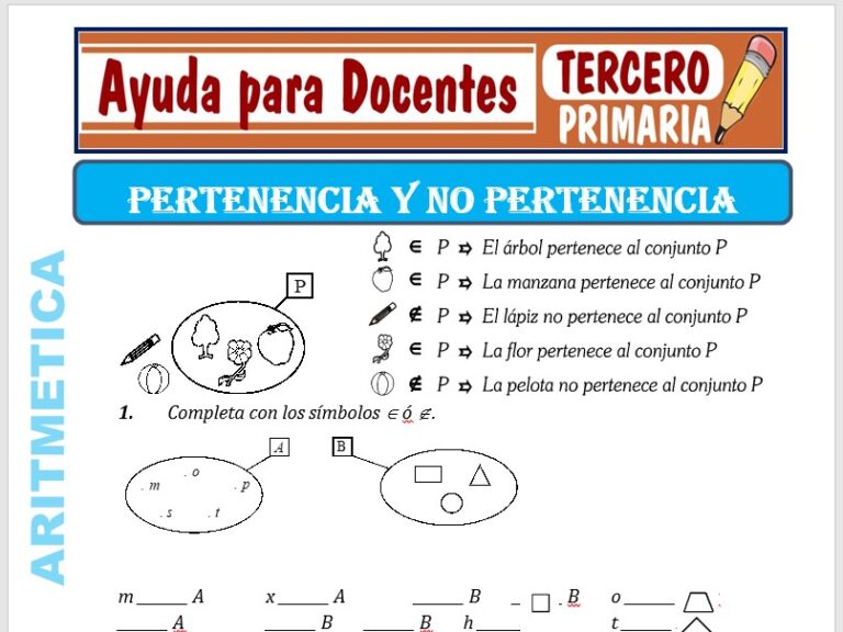 Aritmética para Tercero de Primaria – Ayuda para Docentes