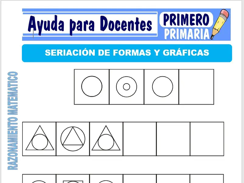 Modelo de la Ficha de Sesiones Numéricas y Gráficas para Primero de Primaria